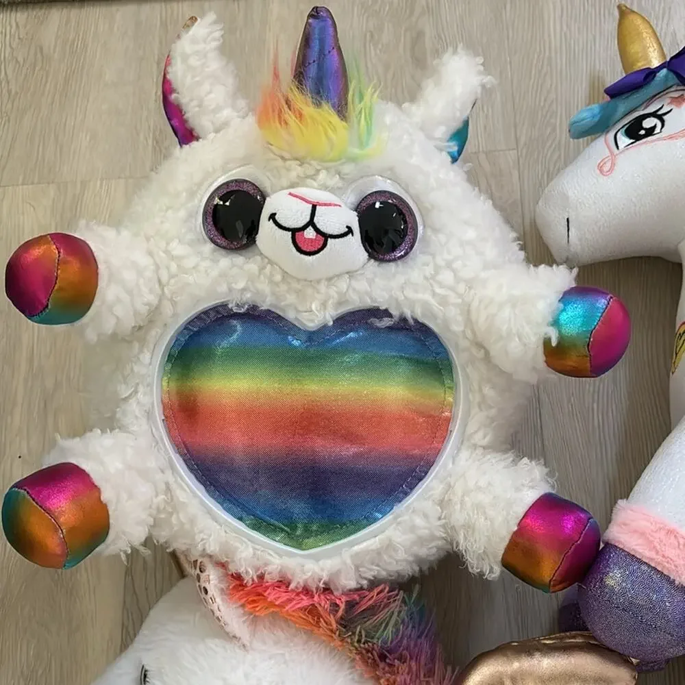 Unicorn plush bundle of mixed sizes brands colors all in euc or nwt set of 7